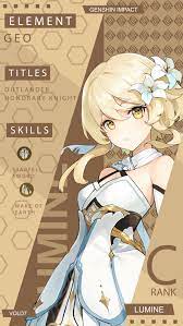 An alternate story of genshin impact with new characters and different relationships that shape the themes of genshin in a much more concrete way. Genshin Impact Lumine Geo Traveler Wallpaper Android Impact Traveler Wallpaper Photo Posters