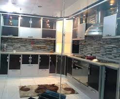 مطبخ ابيض صاج درفه ديلوكس مع ايضاء مخفيه مؤسسه طلائع المدينه للمطابخ