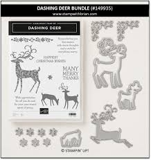 Dashing Deer Bundle Stampin Up 149935 Deer Christmas Cards Deer Stamp Holiday Catalog