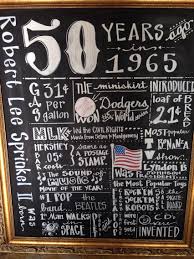30th Birthday Ideas For Brother In Law 50 Years Ago In 1965 Birthday Board Made For My Brother In Law Happy 50th Birthday 50th Birthday Party 70th Wedding Anniversary
