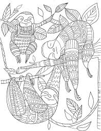 This book makes a fantastic gift idea for your family and friends. Sloth Coloring Page For Adults Novocom Top