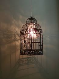 Pin By Barbara Downing On For The Home Hanging Bird Cage Caged Lamp Bird Cage