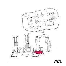 Yoga Fail Fear Yoga Fail Yogaposes Yogalife Headstand Yogafail Yogaposture Yogalifestyle Cartoon Comic Mozc Headstand Yoga Yoga Postures Yoga