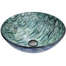 Vessel mount, undermount, bath lavatory sinks. Vigo Oceania Glass Vessel Bathroom Sink Vessel Sinks Bathroom