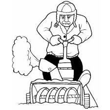 Snow Plow Coloring Page Coloring Home
