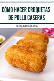 Croquetas De Pollo Caseras 2020 Croquetas De Pollo Pollo Casero Recetas De Comida Faciles