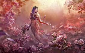 Every plant and flower has a meaning, find the one that best suits you and check out our shareable plant symbolism infographic and wall art printables! Flora Chloris Roman Goddess Of Flowers Fertility And Spring Celebrated In The Six Day Floralia Fe Greek Goddess Art Greek And Roman Mythology Goddess Art