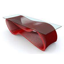 The omar coffee table features a solid walnut table top 30 in diameter. Loopy Red Table Cool Coffee Tables Red Coffee Tables Glass Top Accent Table