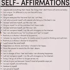 Therapy Thursday Positive Affirmations The More We Hear And See Them The More They