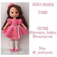 Amigurumi Alina Bebek Tarifi Oyuncak Bebek Saci Amigurumi Kiz Bebek Oyuncaklari