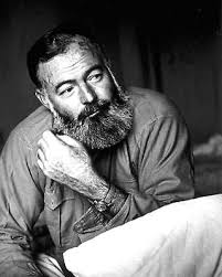 1950's Author Journalist ERNEST HEMMINGWAY Photo (197-o )