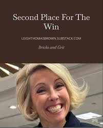 🥈I came in second place Saturday night at my first auction competition,  and it surprised me how much it stirred up. •Second place in spelling bees.  •Second place at graduation. •Second place