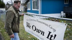Mobile home park residents form co-ops to save their homes