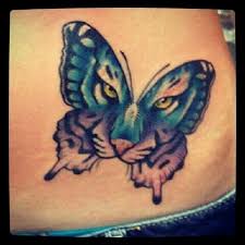 Butterfly With Tiger Face Tattoo Tattoo Pinterest Tiger Butterfly Tattoo Tattoos Butterfly Back Tattoo