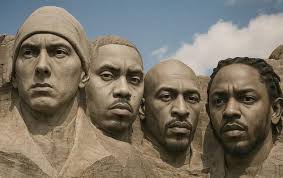 THEY MADE A MT RUSHMORE OF "GOAT HIPHOP LYRICISTS" 👀 NAS EM K. DOT RAKIM  THOUGHTS?! 😏
