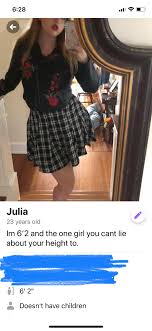 Being a guy on a dating app is like being less than human. Dating Profile Gets Straight To The Point Tall