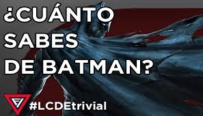 Do you know the secrets of sewing? Trivial Cuanto Sabes De Batman