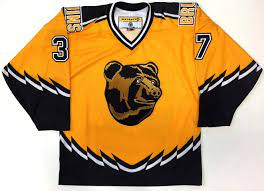 High quality pooh bear gifts and merchandise. Patrice Bergeron Boston Bruins Koho Rookie Year 3rd Jersey Medium Pooh Bear Sports Memorabilia At Amazon S Sports Collectibles Store