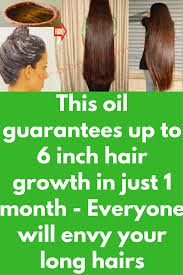 This Oil Guarantees Up To 6 Inch Hair Growth In Just 1 Month Everyone Will Envy Your Long Rapid Hair Growth Extreme Hair Growth How To Grow Your Hair Faster