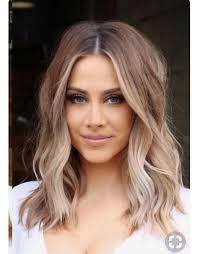Bronde For Winter Shoulder Length Hair Balayage Light Hair Shoulder Hair