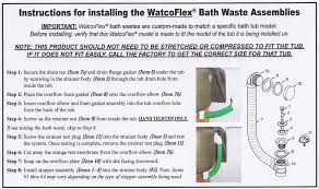 If your bathtub is in need of refinishing/restoring, there's a good chance that your drain and overflow plate are looking pretty old and worn as well. Flexible Abs Bath Drain Watcoflex Terry Love Plumbing Advice Remodel Diy Professional Forum