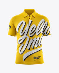 Fully editable psd front and back half. Men S Polo Mockup Front View In Apparel Mockups On Yellow Images Object Mockups Mockup Design Mockup Free Shirt Mockup