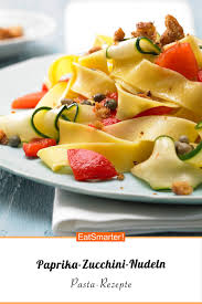 Paprika Zucchini Nudeln Rezept Zucchini Nudeln Rezepte Nudeln