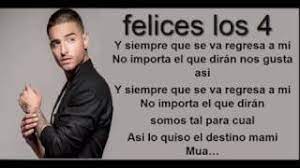 Maluma Felices Los 4 Chords Chordify
