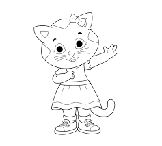 Printable coloring and activity pages are one way to keep the kids happy (or at least occupie. Art Daniel Tiger Pbs Kids