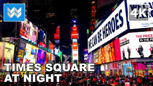Paris, vegas, london, chicago, san francisco 4k Walking Tour Of Times Square At Night In New York City Usa Travel Guide Youtube
