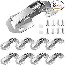 Explore invisible cabinet hinges in black, dull chrome, dull nickel, and unfinished stainless steel. Hosom 8 Pack Hidden Hinges For Cabinet Doors Concealed Hinges For Frameless Cabinet 90 Degree Opening Angle For Cupboard Cabinet Hinges Hidden Amazon Com