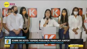 La pnp intervino a personera de fuerza popular con 3 cédulas marcadas en el colegio rigoberto meza chunga, en tumbes. Elecciones 2021 Keiko Fujimori No Esta En Juego Una Persona O Un Partido Lo Que Se Va A Elegir Es El Modelo De Pais Rpp Noticias