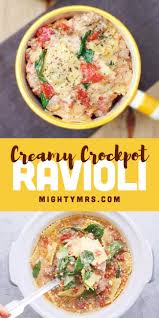 Creamy Spinach And Sausage Ravioli Recipe Dinner Recipes Easy Family Meals Dinner