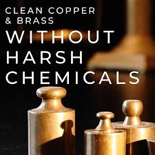 how to clean copper and brass without