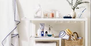 Rounded off with a plain, white fabric liner, this jute basket is a top choice for your bathroom organization! 26 Bathroom Organization Ideas Best Bathroom Organizers To Try