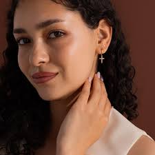 Dainty Cross Studs by Caitlyn Minimalist • Cartilage Earrings • Minimalist  Stud Earrings • Christmas Charms • Daughter Gift • ER710