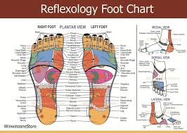 Health Reflexology Acupressure Foot Massage Thai Traditional Wooden Stick Tool Reflexology Foot Chart Reflexology Chart Foot Chart