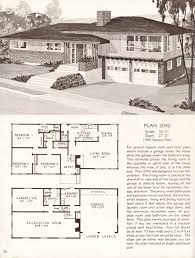 United States 1958 Plan 2045 A Large Split Level Vintage Home Plans 1280x1600 Split Level House Plans Floor Plans Ranch Vintage House Plans