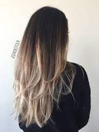 Ombre Balayage Black Hair Ombre Haircuts For Long Hair Long Layered Hair