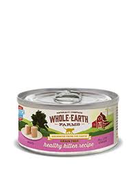 The whole earth farms cat food product line only contains grain free cat foods. View Dog Food And Cat Food Options Whole Earth Farms