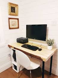 How To Hide Desk Cords With A Custom Box Hidden Desk Home Office Design Furniture