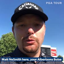Matthew NeSmith selfie message after winning Albertsons Boise Open