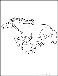 I love coloring pages of horses! Horse Gallop Coloring Page