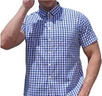 Amazon.com: Mens Classic-Fit Checkered Shirts Loose Casual ...