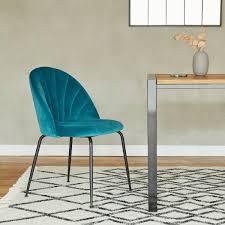 Sylvia Dining Chair Velvet Upholstered Dusky Blue In 2020 Dining Chairs Upholstered Dining Chairs Furniture Uk