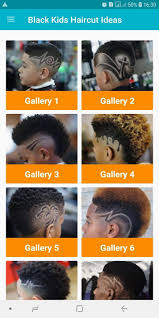 If your boy has fine, straight hair, a classic haircut with the sides and back closely cropped and a longer length on top could be ideal. Awesome Black Kids Haircuts Ideas For Android Apk Download