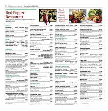 Red Pepper Restaurant What S On The Menu Bakersfield Com