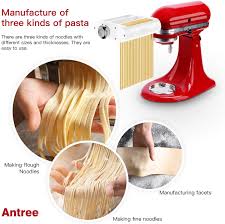 Pasta attachment for kitchenaid stand mixer included pasta sheet roller, spaghetti cutter and fettuccine cutter pasta maker stainless steel accessories 3pcs by gvode 4.7 out of 5 stars 2,060 $97.99 $ 97. Hormones Pasta Roller Cutter Attachment 3 In 1 Set For Kitchenaid Stand Mixers Included Pasta Sheet Roller Spaghetti Cutter Fettuccine Cutter