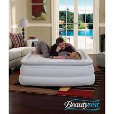 Beautyrest Queen Memory Aire Raised Air Mattress With Internal Pump 1 Each Walmart Com Air Mattress Bed Mattress Queen Mattress