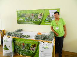 Borrowed from middle french vertical, from late latin verticālis. Booth Of Fertikal Cambodia Co Ltd Displaying Organic Fertilizer Sustainable Agrifood System In Asean